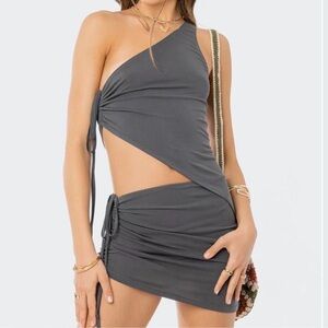 Edikted Grey Skirt Set